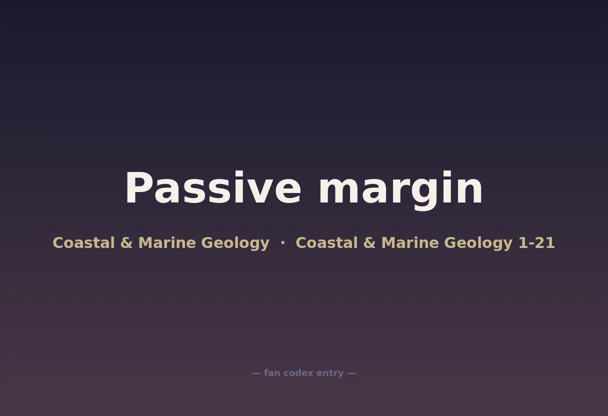 Passive margin