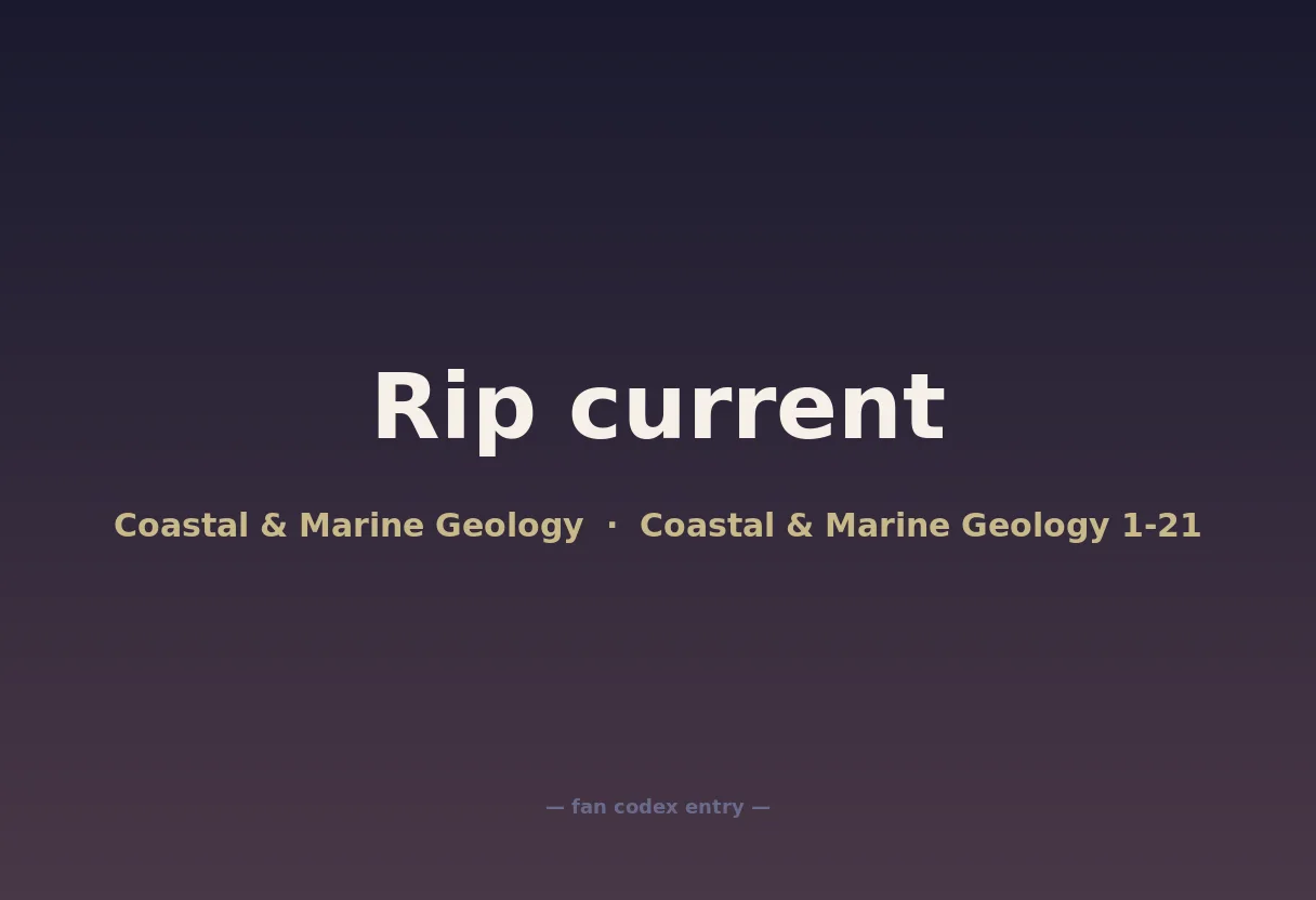Rip current